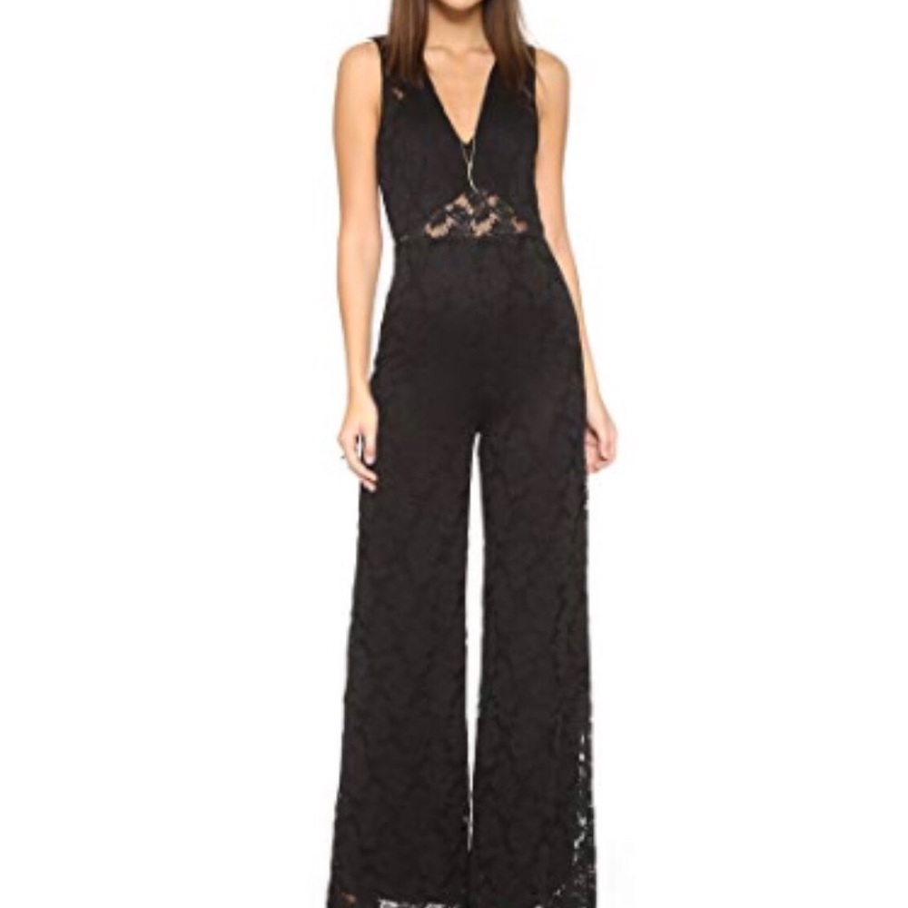 🌟Nightcap Black Lace Super Sexy Jumpsuit (S) - Picture 7 of 15